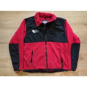 The South Butt Red Black Full Zip Fleece Jacket Men's Medium